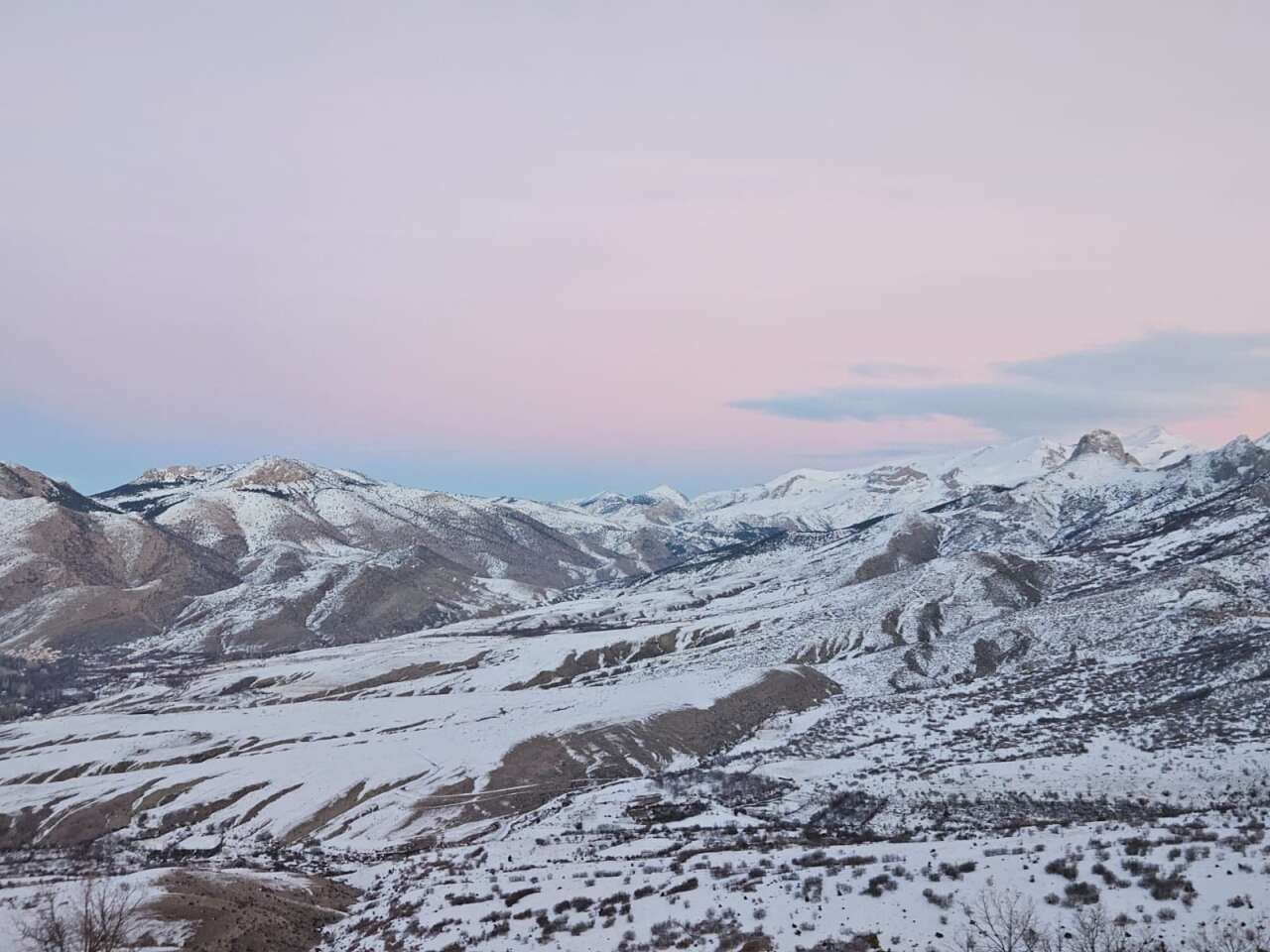 Konya’nın karla kaplı ilçesinde özlenen manzara 21